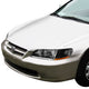 D-Motoring - Headlights - LED DRL - Black Housing - Amber Corner - Plug-n-Play - Pair - 98-02 Honda Accord - 7