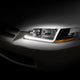 D-Motoring - Headlights - LED DRL - Black Housing - Amber Corner - Plug-n-Play - Pair - 98-02 Honda Accord - 6