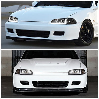 led-turn-signal-drl-92-95-honda-civic-coupe-hatchback-headlights-corner-lamps-black-hl-lb-hc922d-bk-cl1 - 11