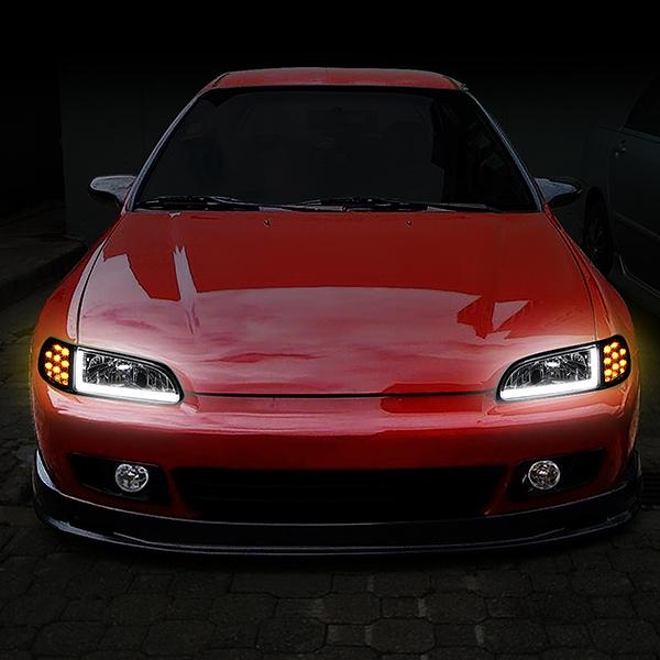 led-turn-signal-drl-92-95-honda-civic-coupe-hatchback-headlights-corner-lamps-chrome-hl-lb-hc922d-ch-cl1 - 12