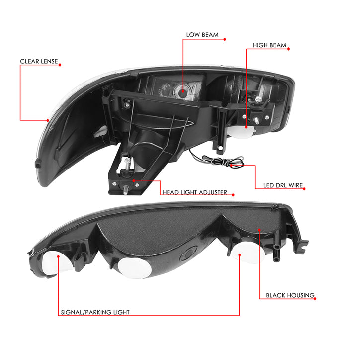 headlights-gmc-sierra-yukon-black-housing-amber-reflector-hl-lb-sierra99-bk-am - 10