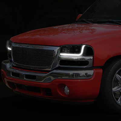 99-07-gmc-sierra-yukon-xl-1500-2500-3500-hd-c3-led-drl-headlights-black-smoked-hl-lb-sierra99-bk-sm-cl1 - 11