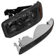 headlights-gmc-sierra-yukon-smoked-housing-amber-reflector-hl-lb-sierra99-sm-am - 7