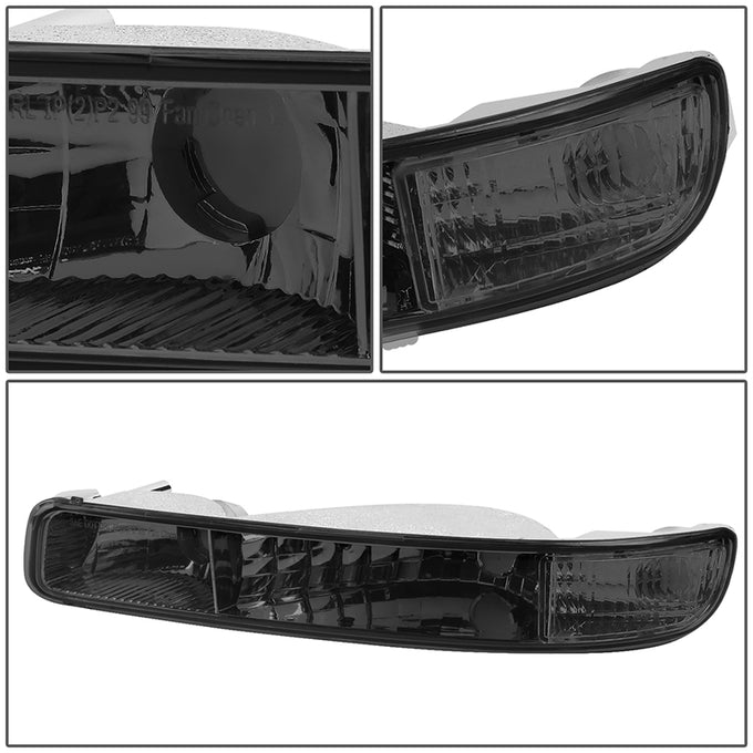headlights-gmc-sierra-yukon-smoked-housing-clear-reflector-hl-lb-sierra99-sm-cl1 - 6