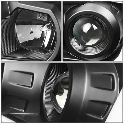 07-13 Toyota Tundra LED DRL+Turn Signal Projector Headlights - Pair - HL-LB-TT07-BK-CL1 - 7