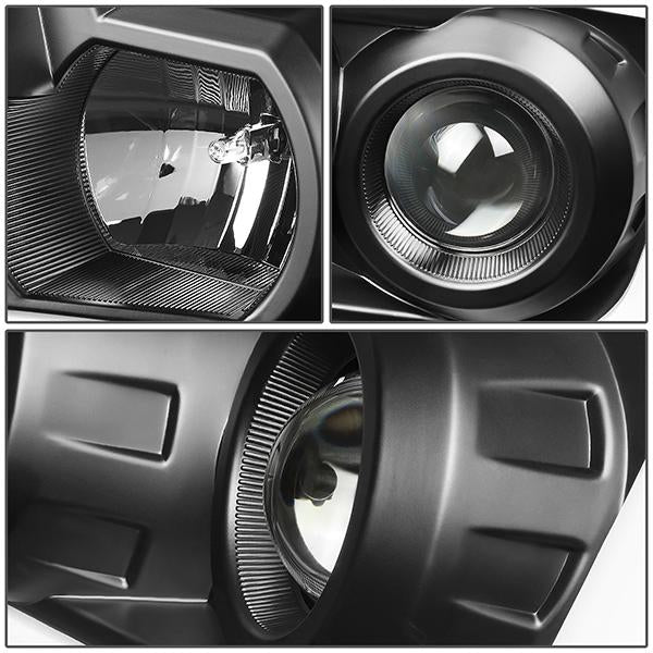 07-13 Toyota Tundra LED DRL+Turn Signal Projector Headlights - Pair - HL-LB-TT07-BK-CL1 - 7