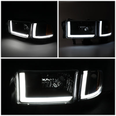 94-02-dodge-ram-headlights-led-drl-smoked-housing-smoked-lens-amber-corner-plug-n-play-pair-hl-lb2-dr944-bk-sm-am - 5