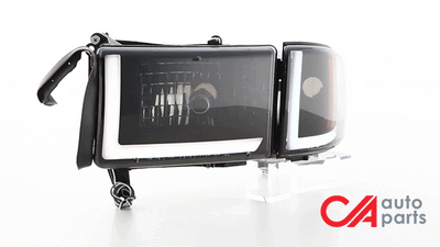 94-02-dodge-ram-headlights-led-drl-smoked-housing-smoked-lens-amber-corner-plug-n-play-pair-hl-lb2-dr944-bk-sm-am - 3