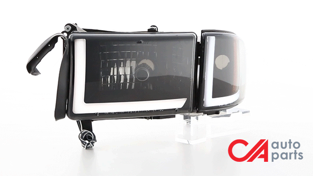 94-02-dodge-ram-headlights-led-drl-smoked-housing-smoked-lens-amber-corner-plug-n-play-pair-hl-lb2-dr944-bk-sm-am - 3