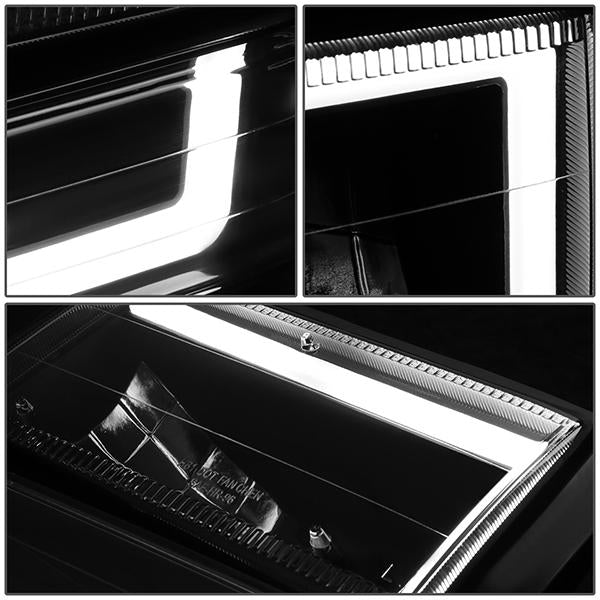 led-drl-91-94-ford-explorer-headlights-bumper-corner-lamps-black-housing-hl-lb2-fexp91-bk-cl1 - 4