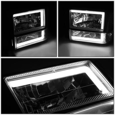 led-drl-91-94-ford-explorer-headlights-bumper-corner-lamps-smoked-lens-hl-lb2-fexp91-sm-cl1 - 3