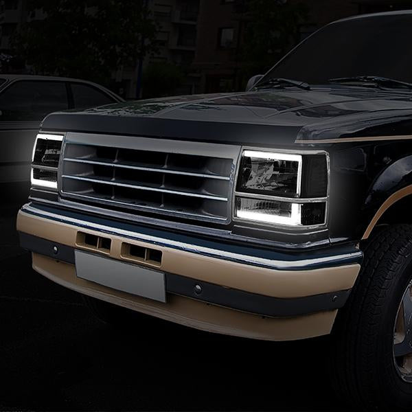 led-drl-91-94-ford-explorer-headlights-bumper-corner-lamps-smoked-lens-hl-lb2-fexp91-sm-cl1 - 9