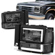 led-drl-91-94-ford-explorer-headlights-bumper-corner-lamps-smoked-lens-hl-lb2-fexp91-sm-cl1 - 1