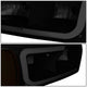 99-07 Sierra/Yukon Xl Headlights - LED DRL Headlight+Turn Signal Bumper Lamp - Smoked Lens - Amber Corner - Pair - 4