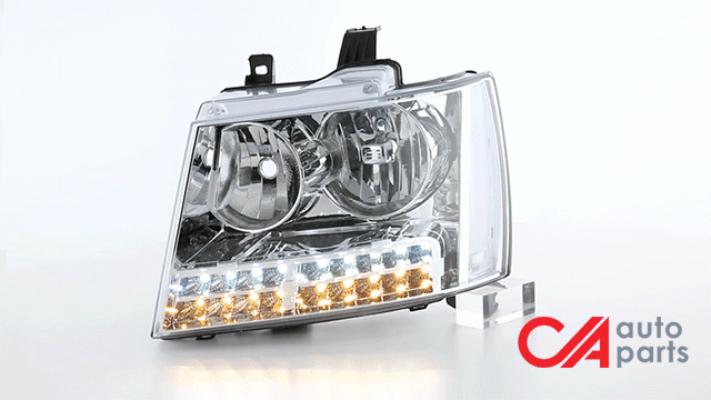 07-14-tahoe-suburban-headlights-led-drl-turn-signal-clear-lens-clear-corner-pair-hl-led-csa07-ch-cl1 - 9