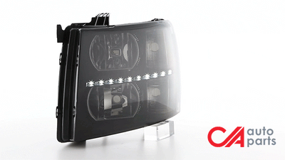 07-14-chevy-silverado-headlights-led-drl-strip-smoked-lens-clear-corner-plug-n-play-pair-hl-led-csil07-bk-sm-cl1 - 3