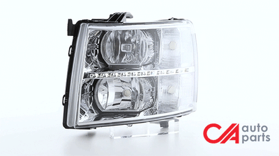 07-14-chevy-silverado-headlights-led-drl-strip-clear-lens-clear-corner-plug-n-play-pair-hl-led-csil07-ch-cl1 - 3