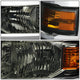 D-Motoring - Headlights - LED DRL - Smoked Lens - Amber Corner - Pair - Chevrolet Silverado 1500 - 2