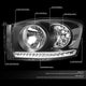 06-09 Ram Truck LED DRL Headlights - Black Housing - Clear Lens - Clear Corner - Pair - HL-LED-RM06-BK-CL1 - 2