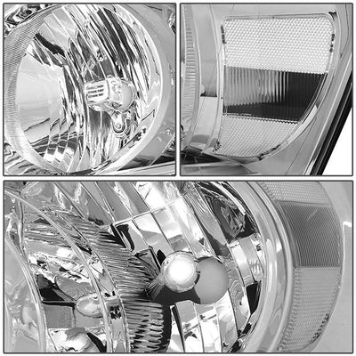 06-09 Ram Truck LED DRL Headlights - Chrome Housing - Clear Lens - Clear Corner - Pair - HL-LED-RM06-CH-CL1 - 5