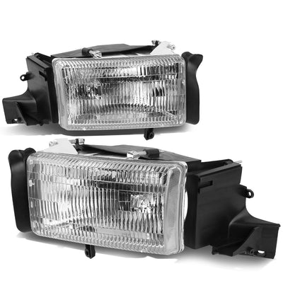 D-Motoring - Headlights - Plug-n-Play - Pair - 94-01 Dodge Ram 1500 / 2500 / 3500 - 1