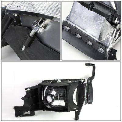 D-Motoring - Headlights - Plug-n-Play - Pair - 94-01 Dodge Ram 1500 / 2500 / 3500 - 4