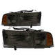 D-Motoring - Headlights - Smoked Lens - Plug-n-Play - Pair - 94-01 Dodge Ram 1500 / 2500 / 3500 - 1
