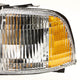D-Motoring - Headlight - Chrome Housing - Amber Corner - Plug-n-Play - Left - 94-01 Dodge Ram 1500 / 2500 / 3500 - 3