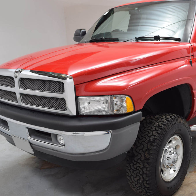 D-Motoring - Headlight - Chrome Housing - Amber Corner - Plug-n-Play - Left - 94-01 Dodge Ram 1500 / 2500 / 3500 - 5