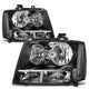 D-Motoring - Headlights - Black Housing - Plug-n-Play - Pair - Chevrolet Tahoe / Avalanche / Suburban 1500 / 2500 - 1