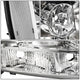 D-Motoring - Headlights - Chrome Housing - Clear Corner - Plug-n-Play - Pair - Chevy Tahoe / Avalanche / Suburban 1500 / 2500 - 4