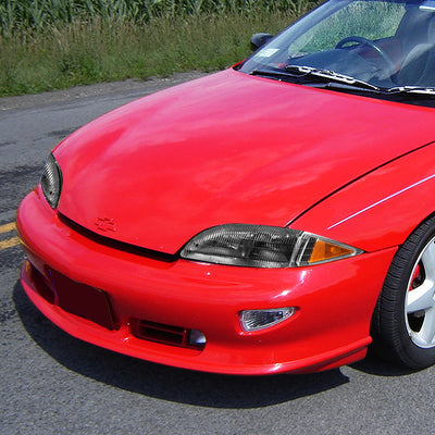 D-Motoring - 95-99 Chevy Cavalier Headlights - Black Housing - Clear Lens - Amber Corner - Plug-n-Play - Pair - 7