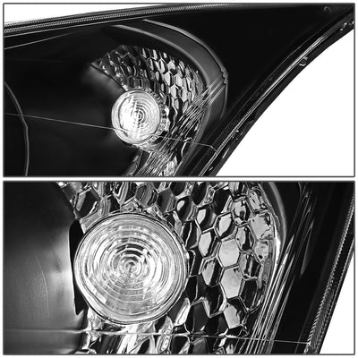 D-Motoring - Headlights - Black Housing - Clear Corner - Plug-n-Play - Pair - 11-15 Chevrolet Cruze - 4