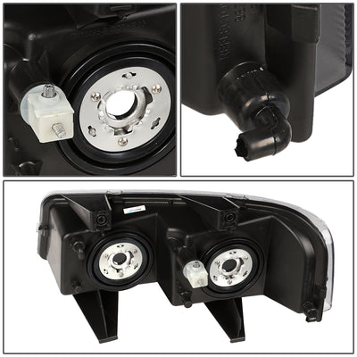 D-Motoring - Headlights - Smoked Lens - Plug-n-Play - Pair - Chevrolet Express 1500 / 3500 / GMC Savana 1500 / 2500 / 3500 - 4
