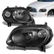 06-11 Chevrolet HHR Headlights - Black Housing - Clear Corner - Plug-n-Play - Pair