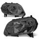 D-Motoring - Headlights - Smoked Lens - Clear Corner - Plug-n-Play - Pair - 06-11 Chevrolet HHR - 1