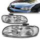 95-99 Chevrolet Lumina Monte Carlo Headlights - Chrome Housing - Clear Corner - Plug-n-Play - Pair