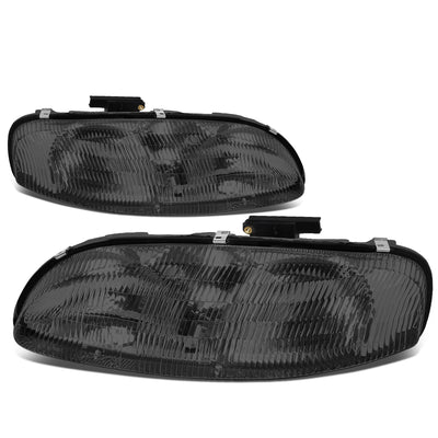 D-Motoring - Headlights - Smoked Lens - Clear Corner - Plug-n-Play - Pair - Chevrolet Lumina / Monte Carlo - 1