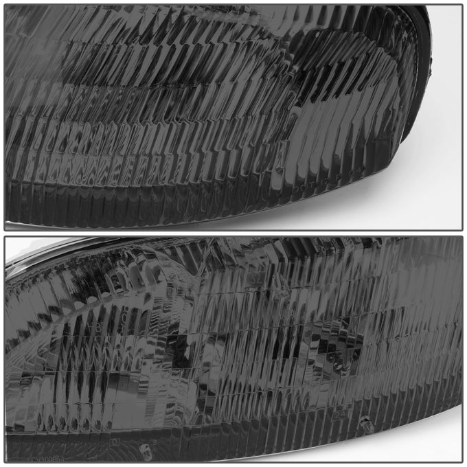 D-Motoring - Headlights - Smoked Lens - Clear Corner - Plug-n-Play - Pair - Chevrolet Lumina / Monte Carlo - 3
