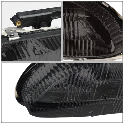 D-Motoring - Headlights - Smoked Lens - Clear Corner - Plug-n-Play - Pair - Chevrolet Lumina / Monte Carlo - 4