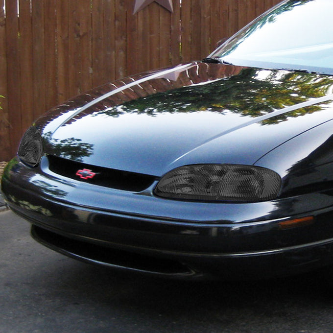 D-Motoring - Headlights - Smoked Lens - Clear Corner - Plug-n-Play - Pair - Chevrolet Lumina / Monte Carlo - 6