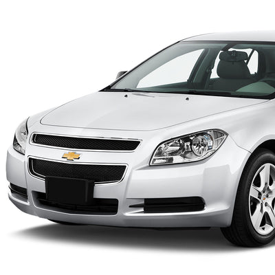 D-Motoring - Headlights - Chrome Housing - Clear Corner - Plug-n-Play - Pair - 08-12 Chevrolet Malibu - 6