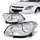 08-12 Chevrolet Malibu Headlights - Chrome Housing - Clear Corner - Plug-n-Play - Pair