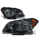 D-Motoring - Headlights - Smoked Lens - Amber Corner - Plug-n-Play - Pair - 08-12 Chevrolet Malibu - 1
