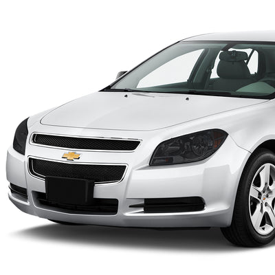D-Motoring - Headlights - Smoked Lens - Amber Corner - Plug-n-Play - Pair - 08-12 Chevrolet Malibu - 6