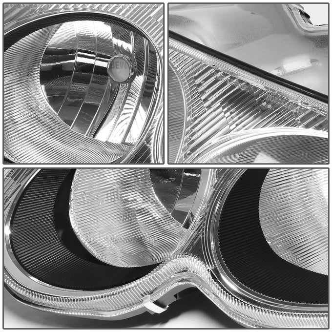 D-Motoring - Headlights - Black Housing - Plug-n-Play - Pair - 99-04 Chrysler 300M - 4