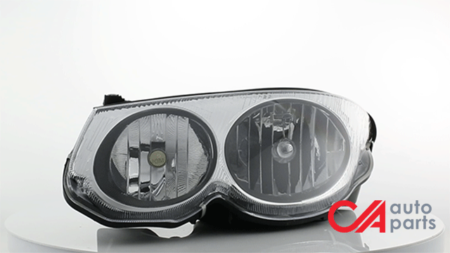 D-Motoring - Headlights - Black Housing - Plug-n-Play - Pair - 99-04 Chrysler 300M - 2