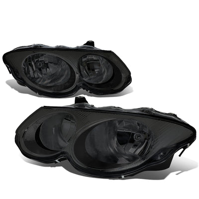 D-Motoring - Headlights - Smoked Lens - Plug-n-Play - Pair - 99-04 Chrysler 300M - 1