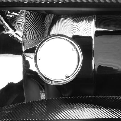 D-Motoring - Headlights - Black Housing - Clear Corner - Plug-n-Play - Pair - Chrysler Cirrus / Dodge Stratus / Plymouth Breeze - 2