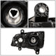 D-Motoring - Headlights - Black Housing - Amber Corner - Plug-n-Play - Pair - Chrysler Town & Country / Dodge Grand Caravan - 4